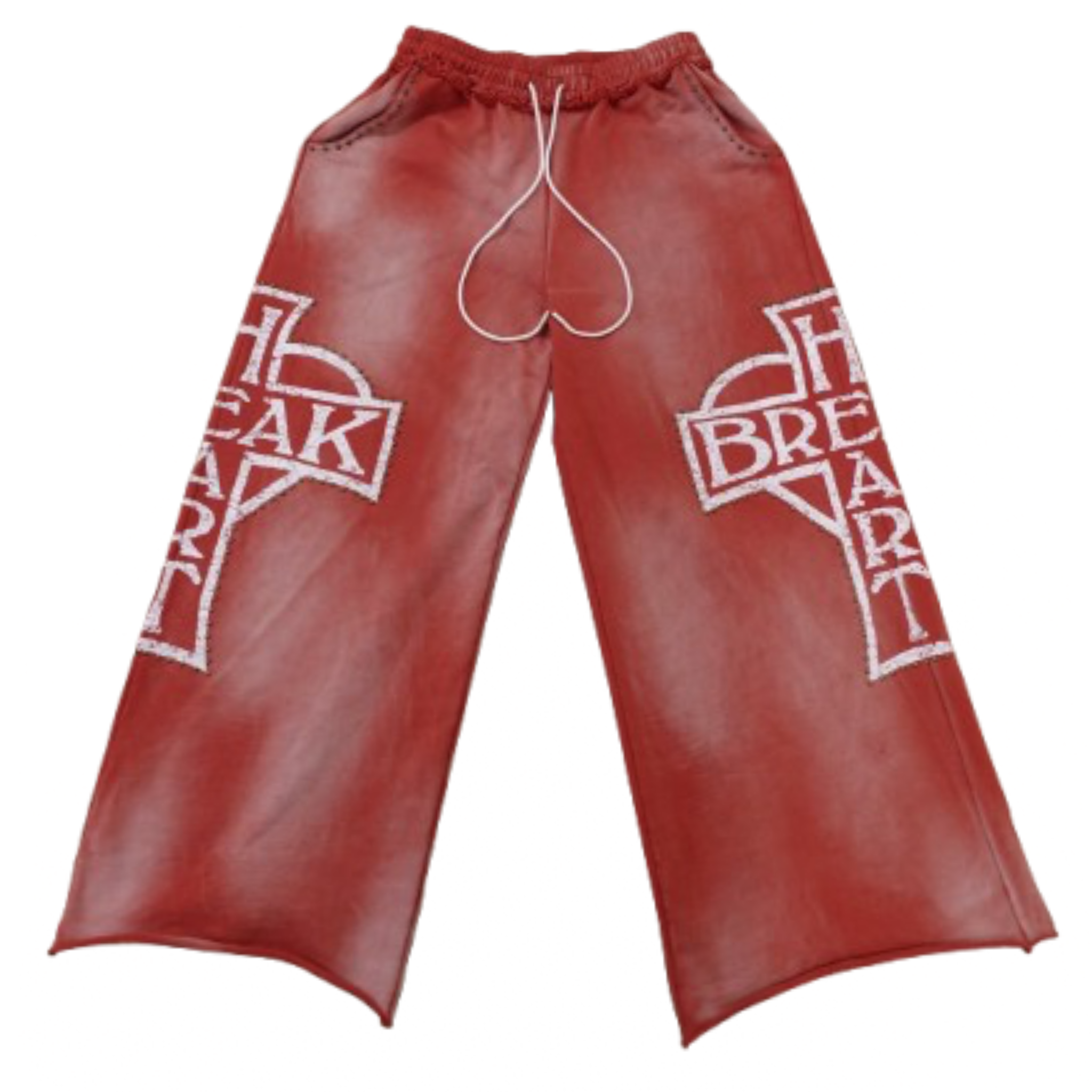 Iron Heart Sweat Pants - Red